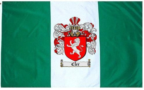 Cler family crest coat of arms flag
