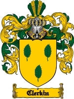 Clerkin coat of arms family crest download