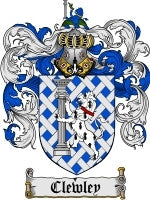 Clewley coat of arms family crest download