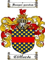 Clifforde coat of arms family crest download