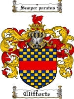 Clifforte coat of arms family crest download