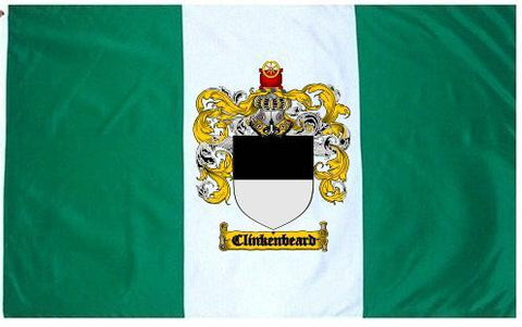 Clinkenbeard family crest coat of arms flag