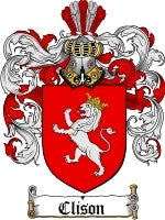 Clison coat of arms family crest download
