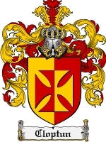 Cloptun coat of arms family crest download