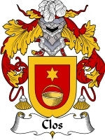 Clos coat of arms family crest download