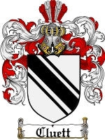 Cluett coat of arms family crest download