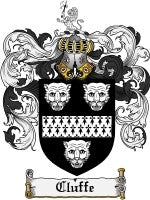 Cluffe coat of arms family crest download