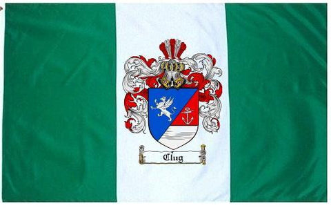 Clug family crest coat of arms flag
