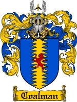 Coalman coat of arms family crest download