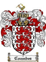 Coambes coat of arms family crest download