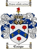 Coape coat of arms family crest download