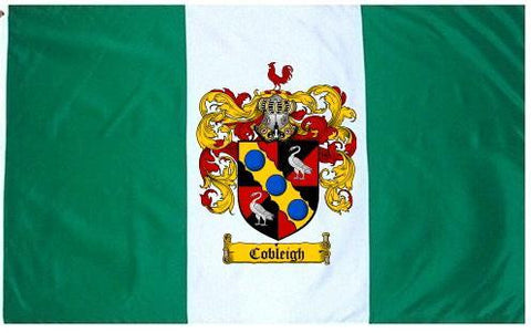 Cobleigh family crest coat of arms flag