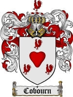 Cobourn coat of arms family crest download