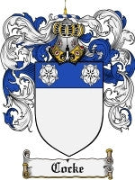 Cocke coat of arms family crest download