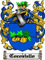 Cocoziello coat of arms family crest download