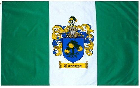 Cocozza family crest coat of arms flag