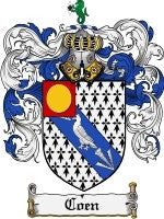 Coen coat of arms family crest download