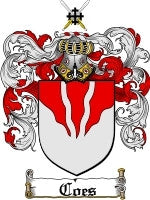 Coes coat of arms family crest download