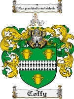 Coffy coat of arms family crest download