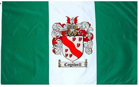 Cogswell family crest coat of arms flag