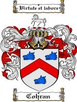 Cohran coat of arms family crest download