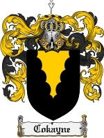 Cokayne coat of arms family crest download