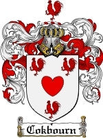 Cokbourn coat of arms family crest download