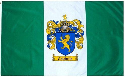 Colabella family crest coat of arms flag