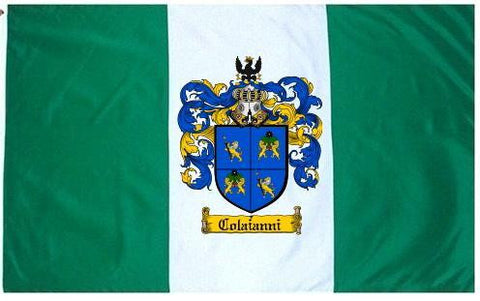 Colaianni family crest coat of arms flag