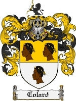 Colard coat of arms family crest download