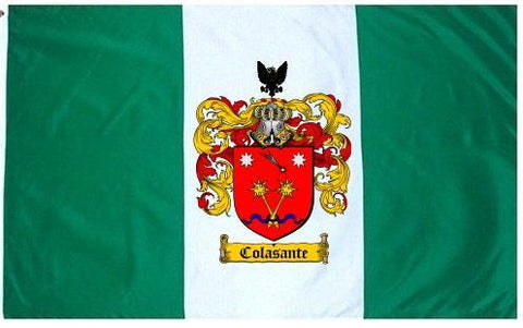 Colasante family crest coat of arms flag