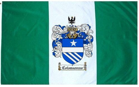 Colasuonno family crest coat of arms flag