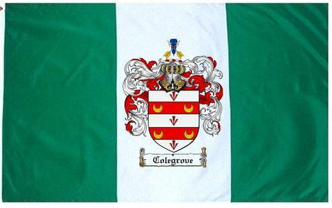 Colegrove family crest coat of arms flag