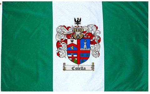 Colella family crest coat of arms flag
