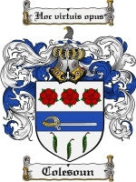 Colesoun coat of arms family crest download