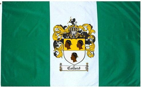 Collerd family crest coat of arms flag