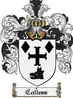 Colless coat of arms family crest download