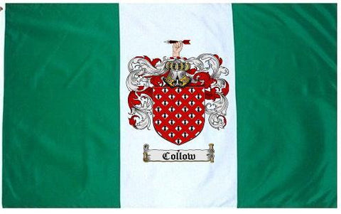 Collow family crest coat of arms flag