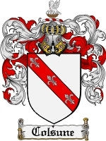 Colsune coat of arms family crest download