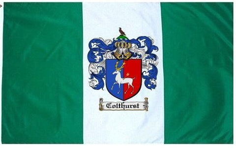 Colthurst family crest coat of arms flag