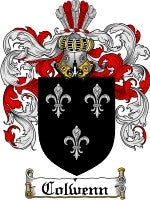 Colwenn coat of arms family crest download