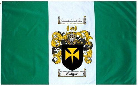 Colyar family crest coat of arms flag