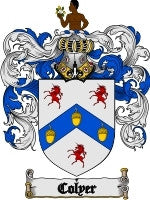 Colyer coat of arms family crest download