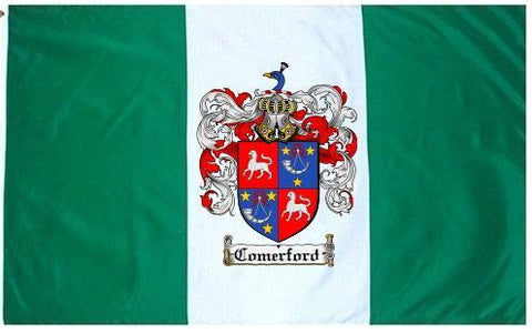 Comerford family crest coat of arms flag