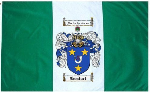 Comfurt family crest coat of arms flag