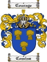 Comins coat of arms family crest download