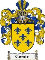Comiz coat of arms family crest download