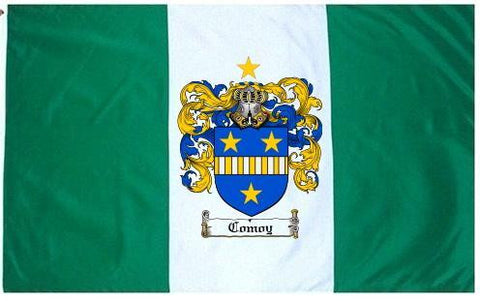 Comoy family crest coat of arms flag