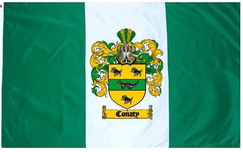 Conaty family crest coat of arms flag