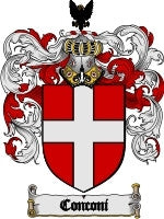 Conconi coat of arms family crest download